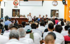 Afiliados a Untrac refrendan apoyo a Diego Castañón Trejo