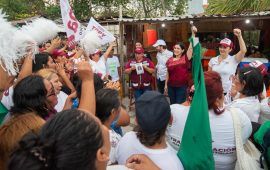“No solo es embellecer las zonas turísticas, también es atender nuestras colonias”, dice Estefanía en visita a Vecinos de Cristo Rey y Villas Riviera