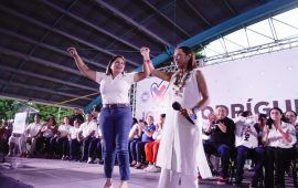 Mayuli Martínez cierra campaña con un llamado a defender la democracia y la libertad