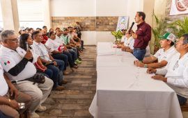 Se reúne Diego Castañón con sindicatos, y les presenta su proyecto de transformación para Tulum