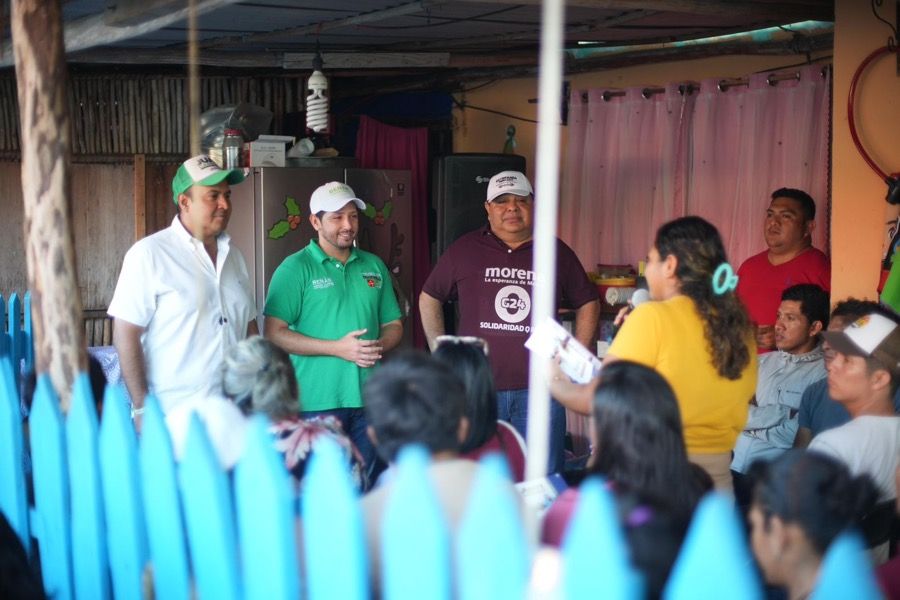 Lleva Renán Sánchez propuestas para transformar Playa del Carmen