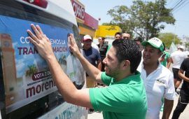 En Playa del Carmen, destaca Renán Sánchez la importancia de defender la transformación