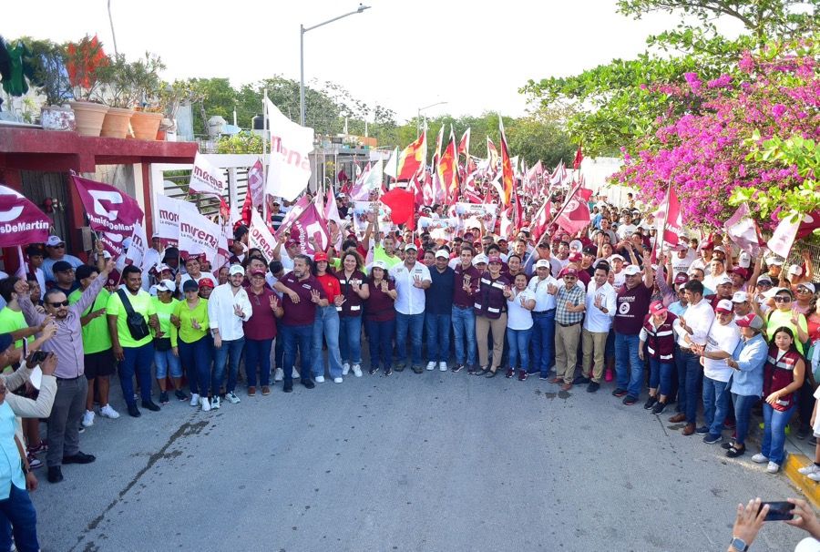 En el momento de mayor tensión electoral, Estefanía y la 4T muestran su fuerza en Puerto Aventuras, un punto clave para el 2J