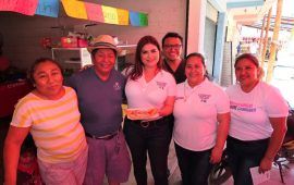 “Con su confianza, en las urnas vamos a ganar todas y todos en Puerto Morelos”: Fernanda Alvear