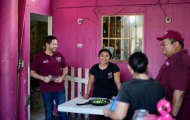 “La unidad es fundamental para ganar el próximo 2 de junio y estamos listos”, dijo Renán Sánchez en visita a la colonia Flamingos II