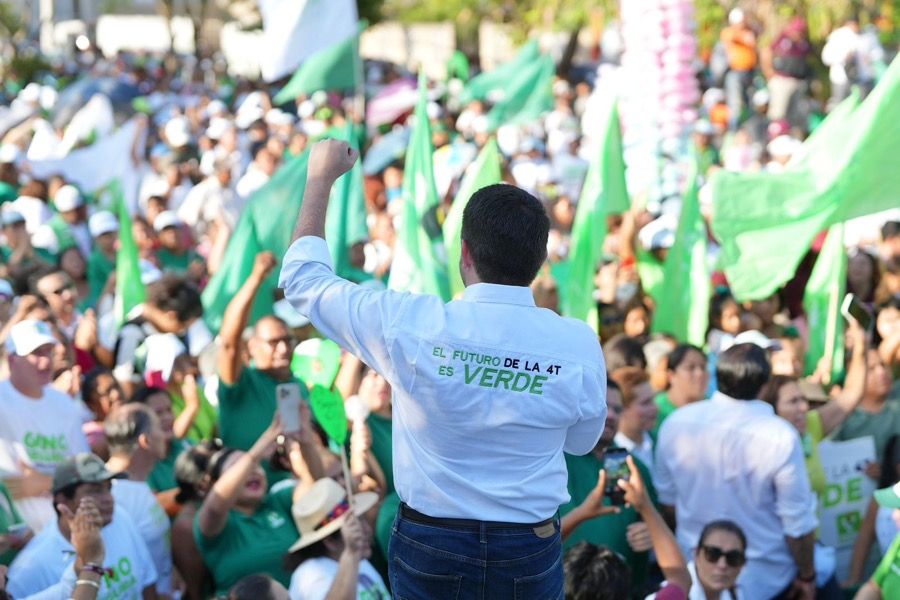 “Con la unidad de la familia verde, vamos a arrasar este 2 de junio”: Renán Sánchez