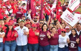“Vamos a arrasar con los votos del pueblo porque nuestro proyecto está inspirado en el legado del mejor Presidente de la historia de México”: Estefanía Mercado