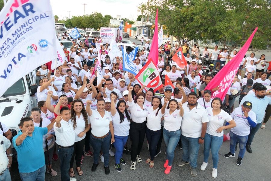 “Juntos Construiremos un nuevo Puerto Morelos”: Fernanda Alvear