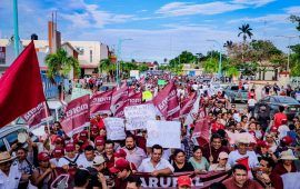 La 4T sale a la calle en Chetumal en apoyo a Yensunni
