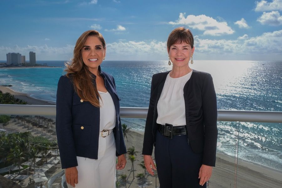 ¿UNA SEÑAL SOBRE SU FUTURO? Se reúne Mara con presidenta del Consejo Mundial de Viajes y Turismo