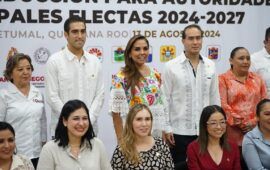 Mara sube a Gino a encabezar un evento con alcaldes electos, en otra señal hacia 2027