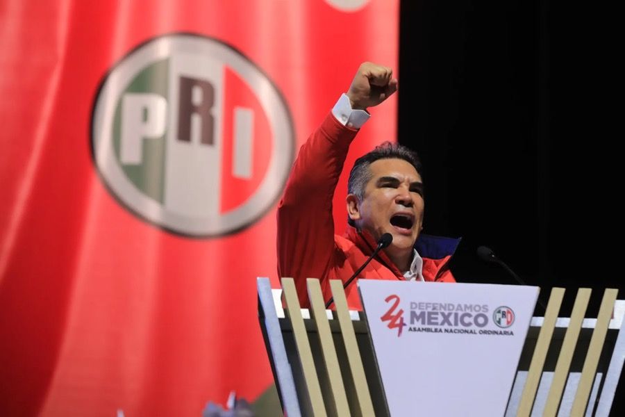 “Se ha consumado la farsa” | Alito Moreno se reelige en el PRI, que va directo a su extinción