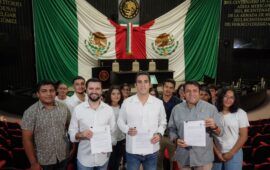 “Llega a Quintana Roo la Transformación Juvenil” | Presentan iniciativa Eric Arcila y Gino Segura por el derecho a la Primera Experiencia Laboral