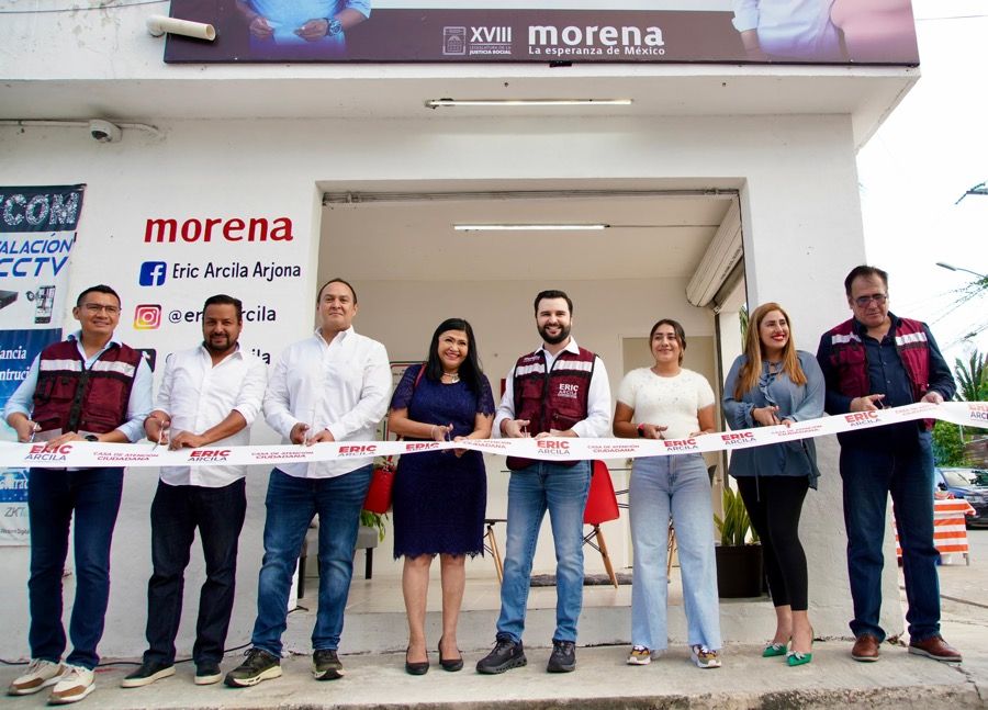 Inaugura Eric Arcila Casa de Atención Ciudadana | Reafirma diputado compromiso de trabajar muy cercano de las y los ciudadanos del Distrito 07