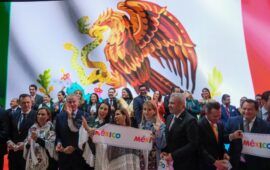 Mara Lezama y Josefina Rodríguez cortan listón del Pabellón Caribe Mexicano, el más grande de México en FITUR 2025