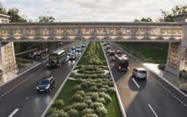Estefanía anuncia que este año estará listo el primer arco de acceso a Playa del Carmen, una obra emblema de su gestión