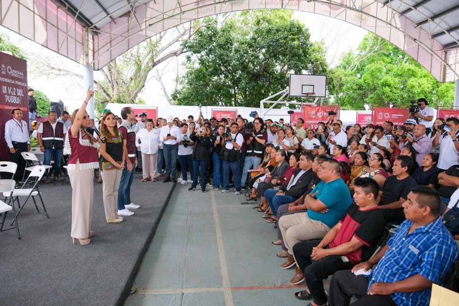 Mara recibe más de 800 personas en Audiencia Pública en Cobá