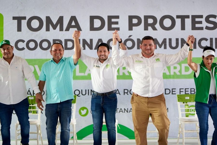 Tomó protesta Comité Municipal de Lázaro Cárdenas del Verde; lo encabeza Russell Josse Chale Baas