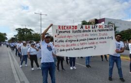 Los maestros se reúnen con Mara, pero deciden continuar el paro indefinido
