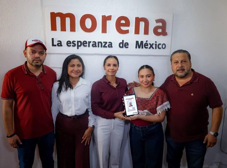 Ana Paty refrenda su afiliación a MORENA y se alista para la carrera por el 2027 | “El movimiento político y social más importante de la historia contemporánea de nuestro país”, dijo