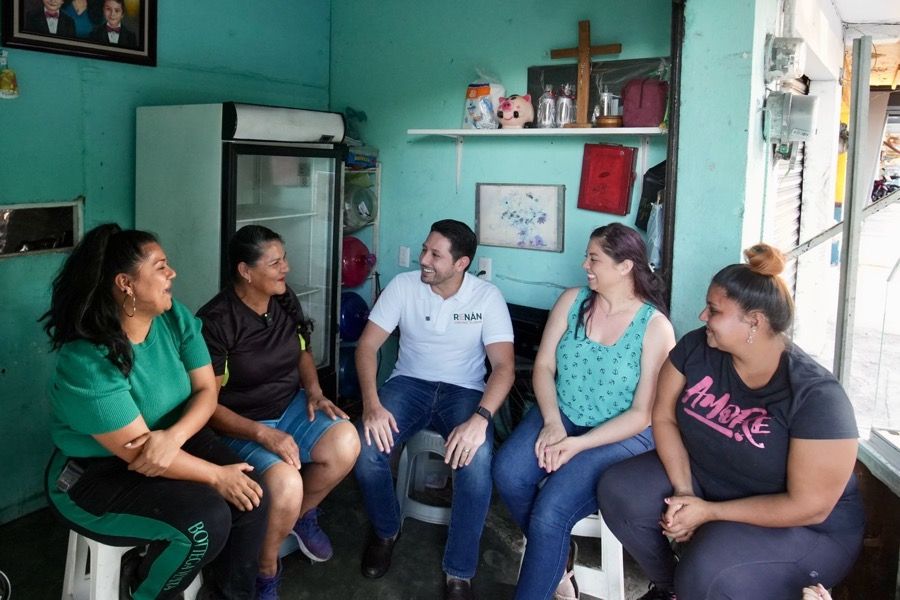 Renán Sánchez continúa con sus visitas a las bases del Verde en Chetumal