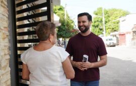 Informa Eric Arcila que ha realizado más de 100 gestiones sociales en el año