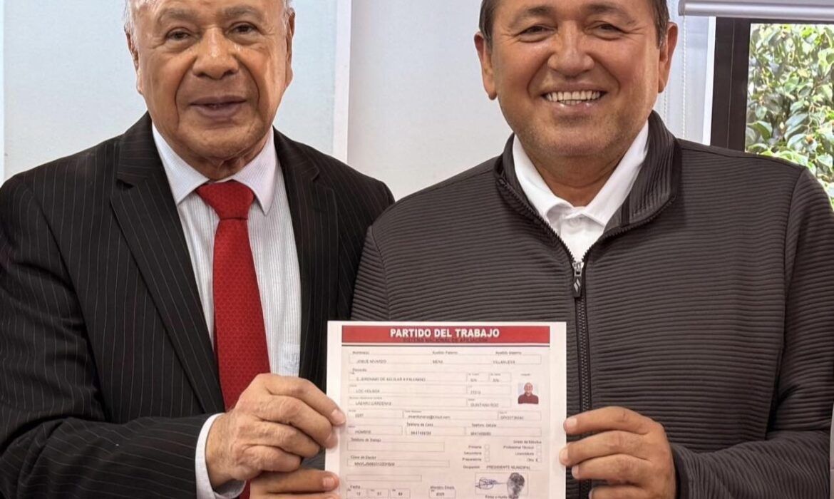 Nivardo Mena se afilia al PT, a contramano de la euforia por sumarse a MORENA