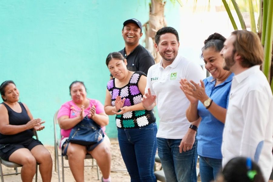 “La Familia Verde se consolida” | Renán Sánchez Tajonar se reúne con la militancia de Playa del Carmen