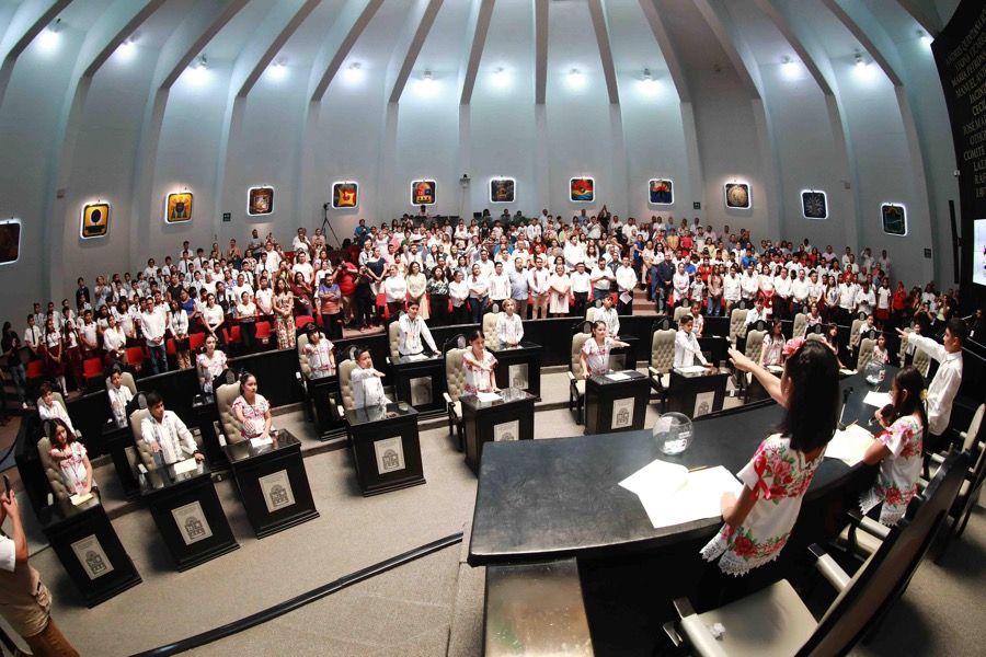 Con una sesión solemne, concluyeron las actividades del Doceavo Parlamento Infantil