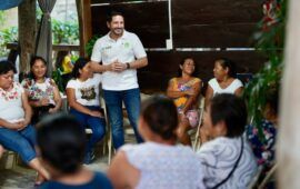 Renán Sánchez Tajonar socializa ante militantes verdes iniciativas del partido en favor de la salud y el bienestar