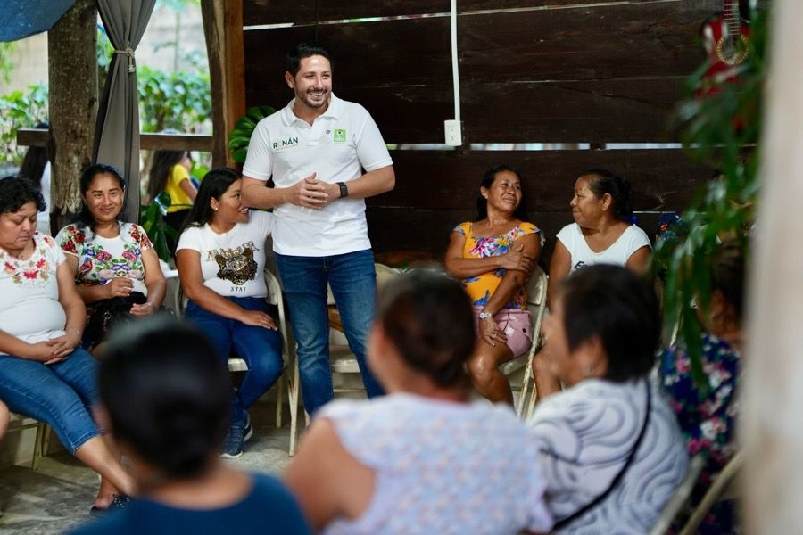 Renán Sánchez Tajonar socializa ante militantes verdes iniciativas del partido en favor de la salud y el bienestar
