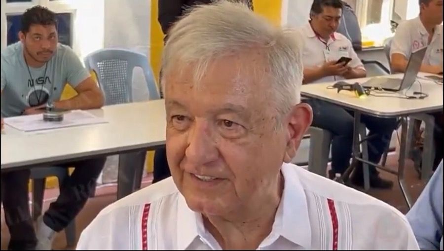 Reaparece AMLO y dice: “Tenemos a la mejor presidenta del mundo”