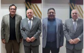MENSAJE POLÍTICO | Diputado Velazco y regidor Muñoz visitan a Rafa Marín en Aduanas