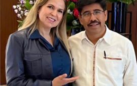 Lili Campos se muestra con el próximo presidente de la SCJN, y manda otra señal de que la 4T nacional la protege