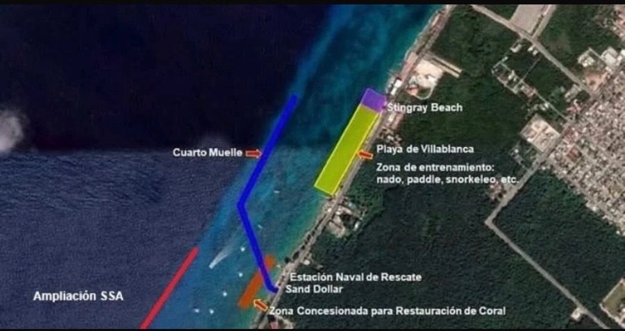 “Protección del ecosistema arrecifal” | Semarnat anuncia que revisará proyecto del cuarto muelle de Cozumel