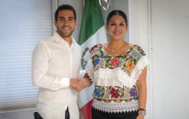 Estefanía y Gino se toman la foto y se muestran como proyectos aliados para el 2027