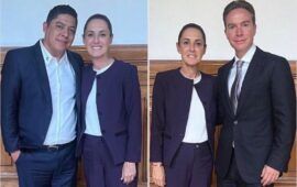 POR SI HABÍA DUDAS DE LA ALIANZA | Sheinbaum se reúne en privado con Manuel Velasco y Ricardo Gallardo, referentes nacionales del Verde