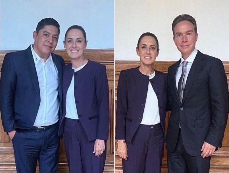 POR SI HABÍA DUDAS DE LA ALIANZA | Sheinbaum se reúne en privado con Manuel Velasco y Ricardo Gallardo, referentes nacionales del Verde