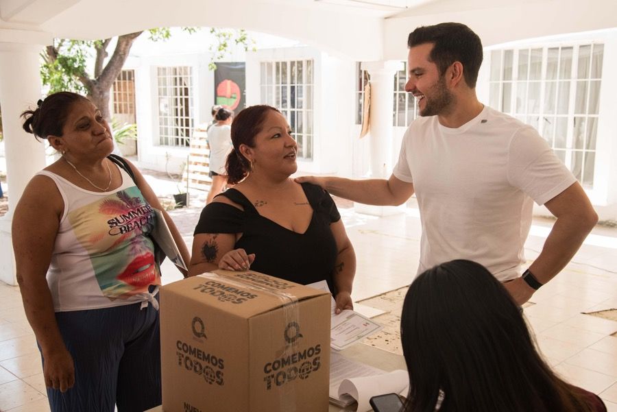 “Con Comemos Tod@s estamos cerrando brechas de desigualdad y transformando la vida de 57 mil familias quintanarroenses”: Pablo Bustamante Beltrán