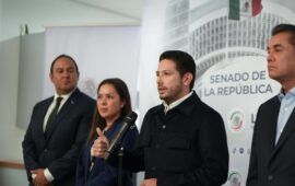 Renán Sánchez Tajonar celebra desde el Senado la decisión de Claudia Sheinbaum de rechazar el cuarto muelle en Cozumel