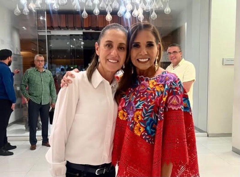 Llega Claudia Sheinbaum a Chetumal; realizará su conferencia mañanera