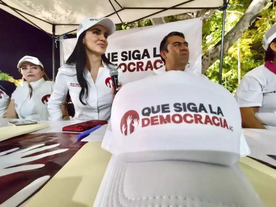 Anuncia dirigente de “Que Siga la Democracia” asamblea en Playa del Carmen