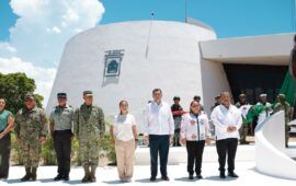 Reinstala Congreso estatua de Andrés Quintana Roo que quitó Humberto Aldana