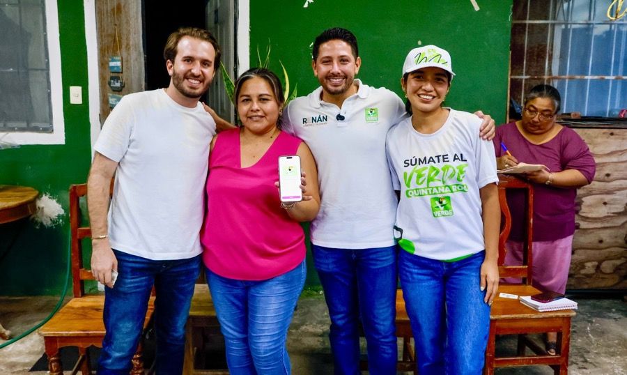 Renán Sánchez Tajonar visita a las familias de Villas del Sol