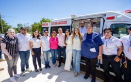 Inauguran primera base de ambulancias en Tulum