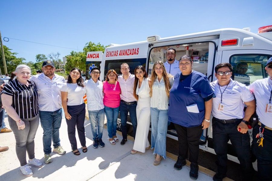 Inauguran primera base de ambulancias en Tulum