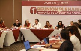 MORENA realiza plenaria de diputados, con Mara Lezama y gabinete