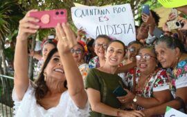 Nace el “claudismo” en QRoo, y van a negar tres veces a AMLO