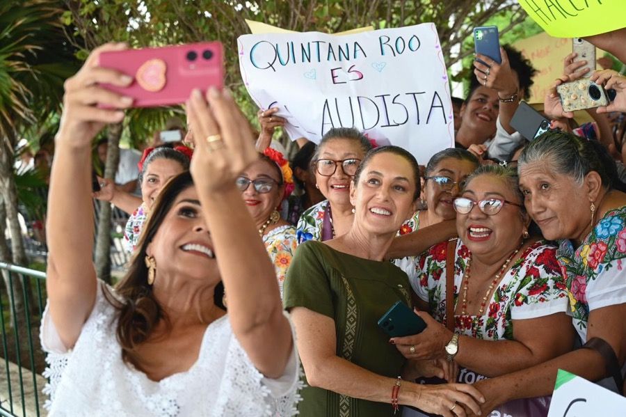 Nace el “claudismo” en QRoo, y van a negar tres veces a AMLO