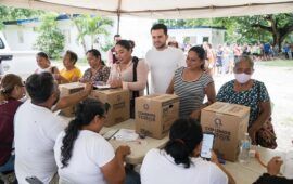 Supervisa Pablo Bustamante entrega directa y gratuita de “Comemos Tod@s”